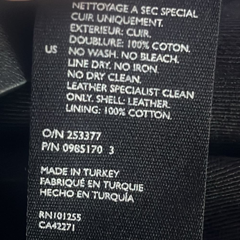 COS Lamb Leather Bucket Tote Bag - Picture 14 of 17